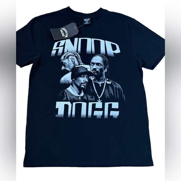 NWT Death Row Records Snoop Dogg Portrait Tee in Black - Picture 2 of 4